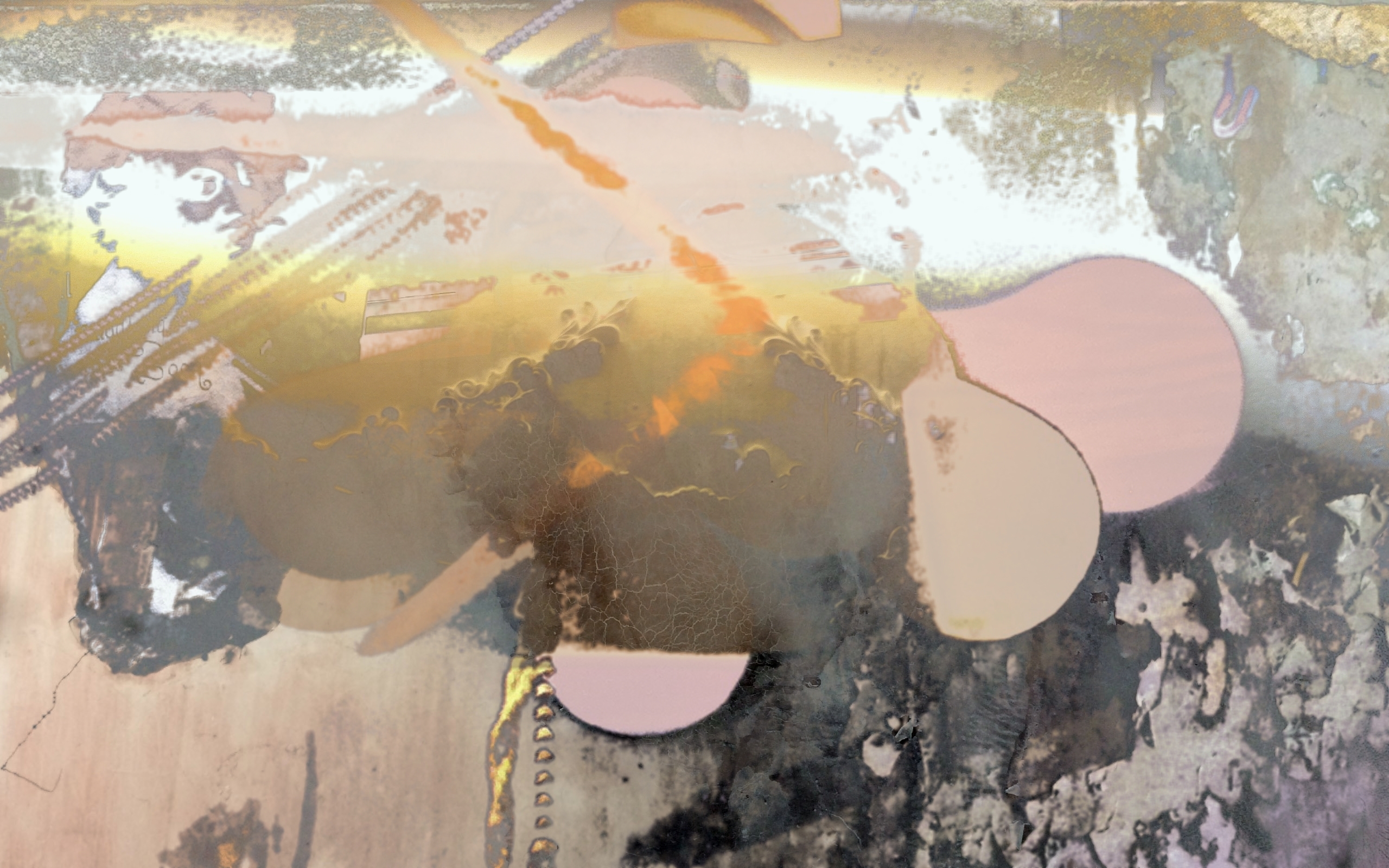 chewing her gum to oblivion